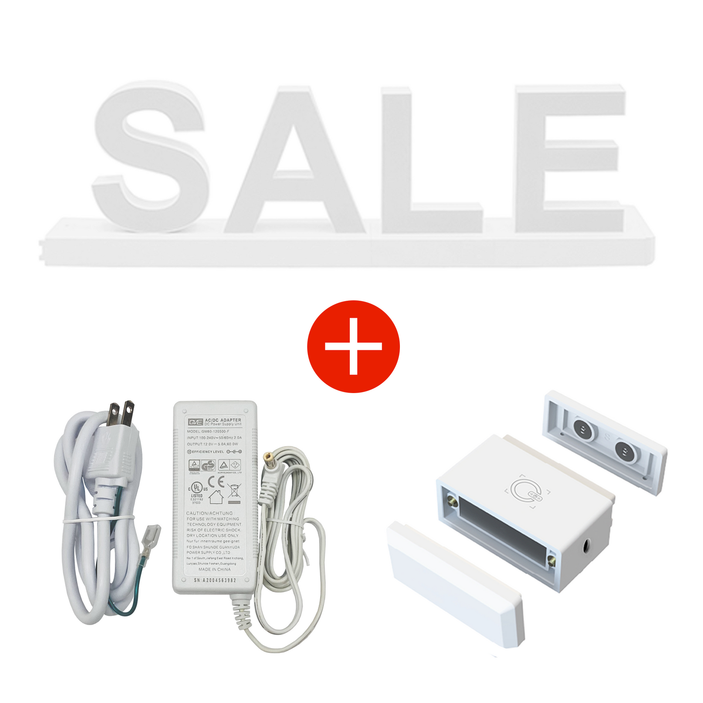 【送料無料】abcMIXマグネット SALE(文字+電源セット)