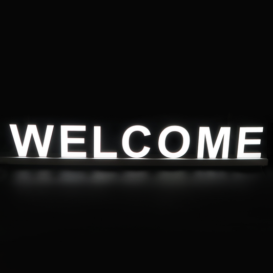 【送料無料】abcMIXマグネット WELCOME(文字+電源セット)